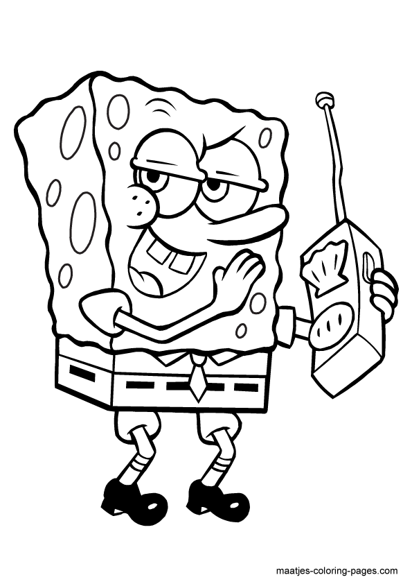 Sponge Bob kolorowanki